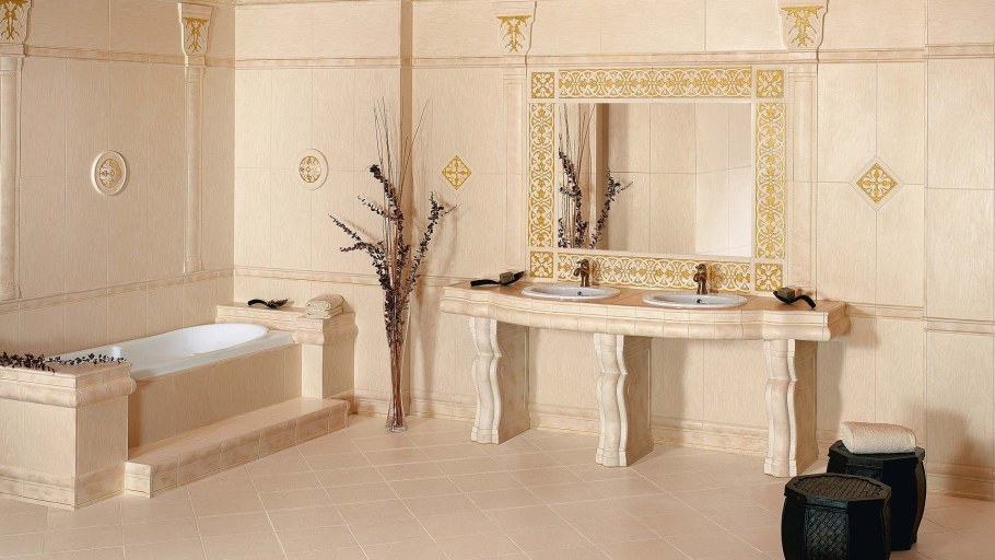 Ванная комната в греческом стиле