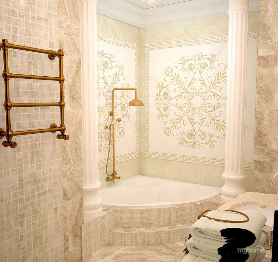 Ванная в греческом стиле