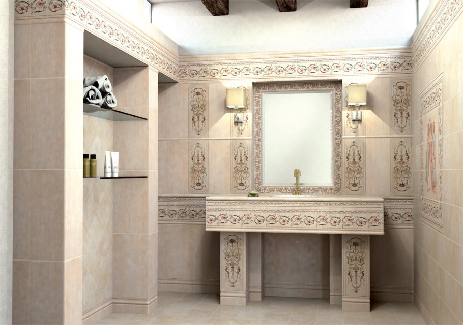 Ceramica alta декор ang fascia affreschi 20x20