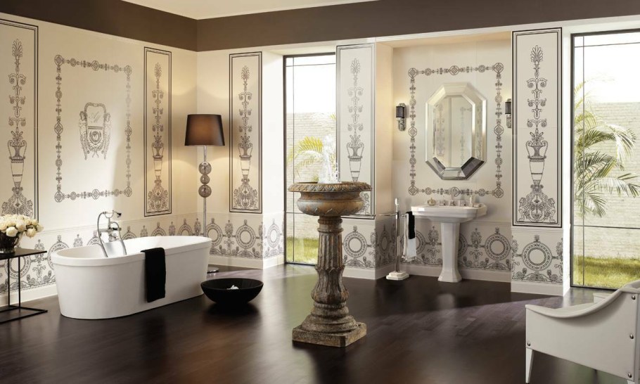 Плитка керамическая в античном стиле