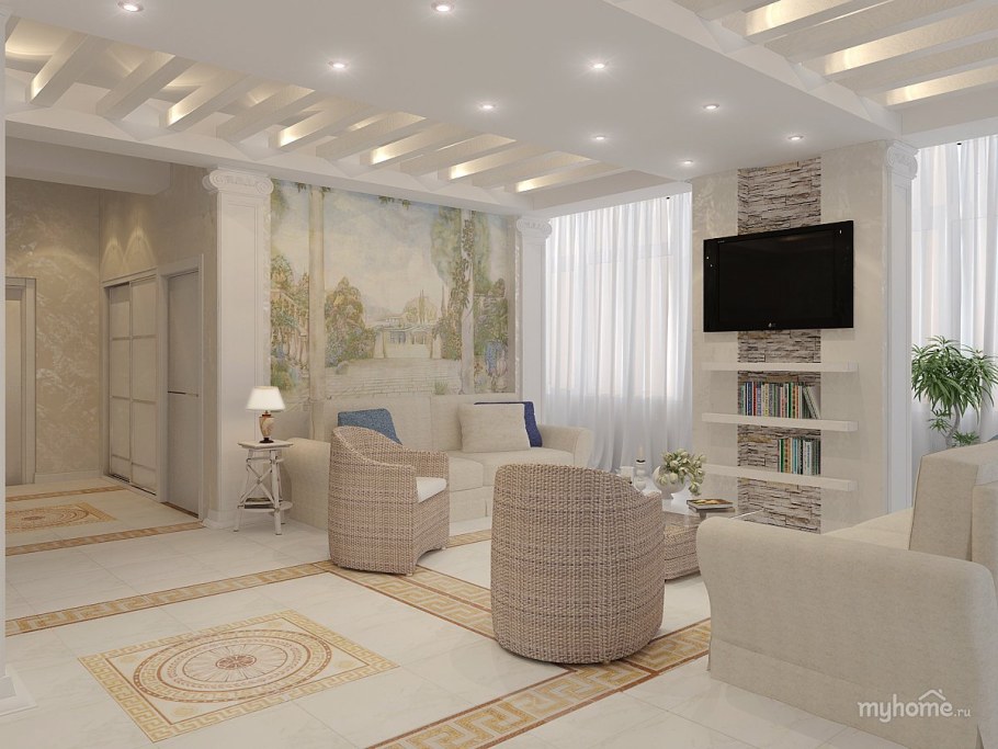 Греческий стиль в интерер