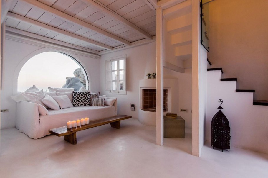 Санторини Греция интерьеры