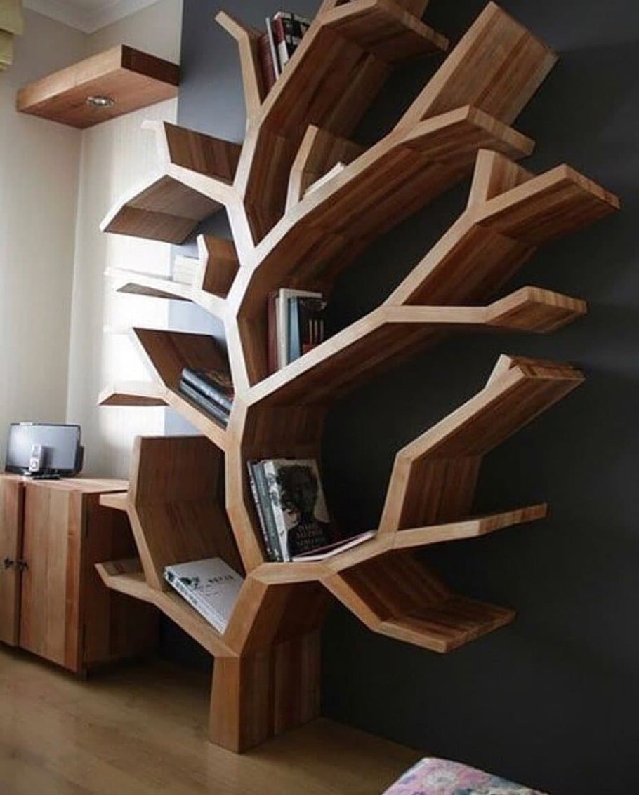 Необычные книжные полки