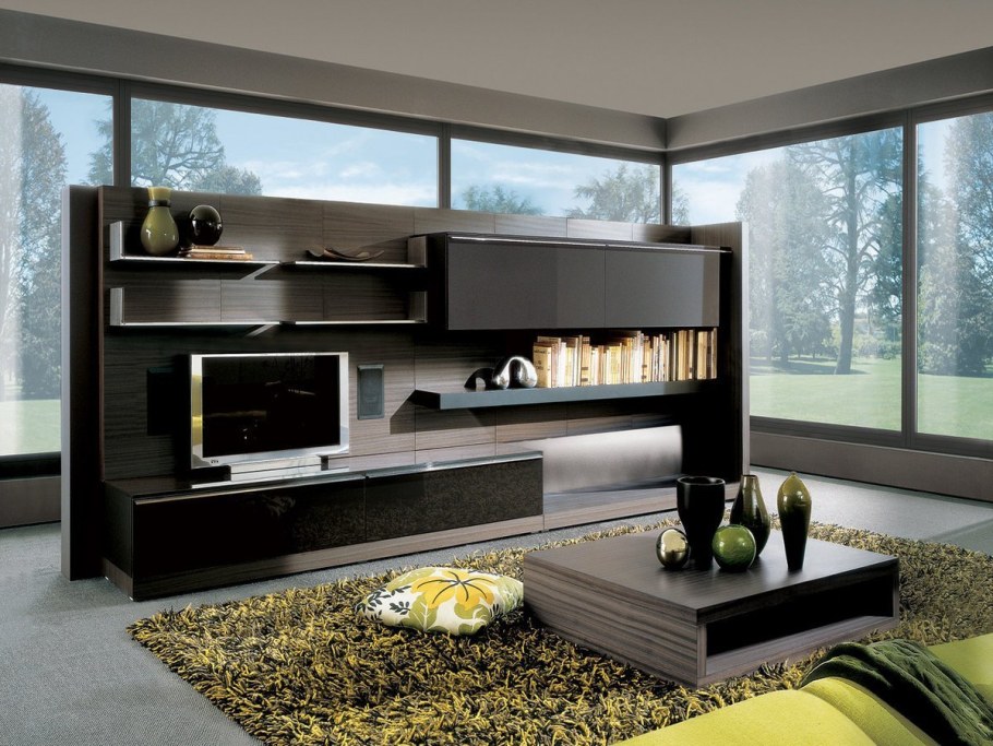 Современные стенки в гостиную