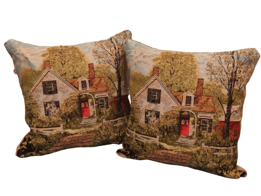 Декоративные подушки гобелен котики PNG