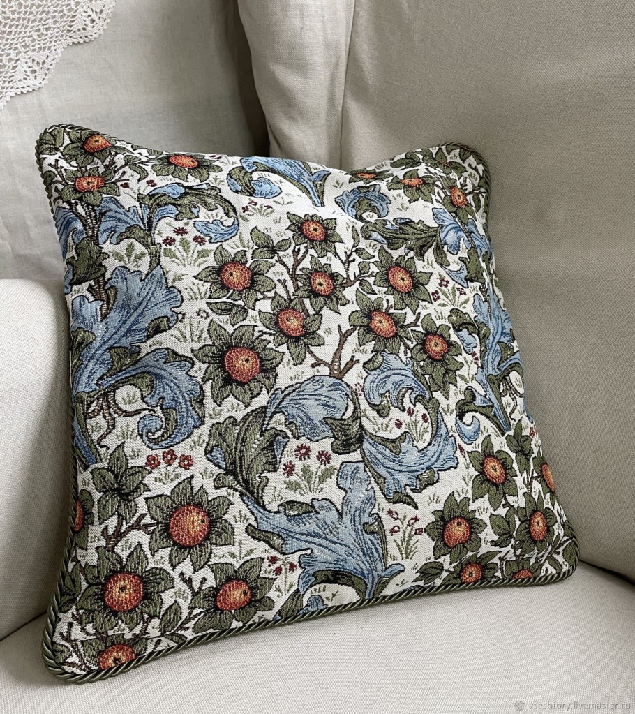 Гобеленовые подушки Уильям Моррис