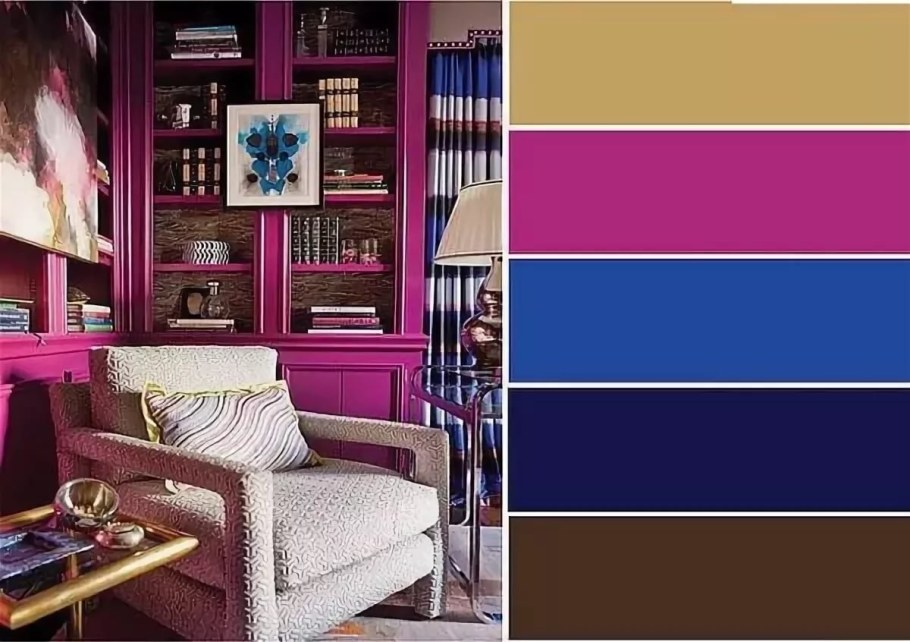 Цветовые сочетания в интерьере