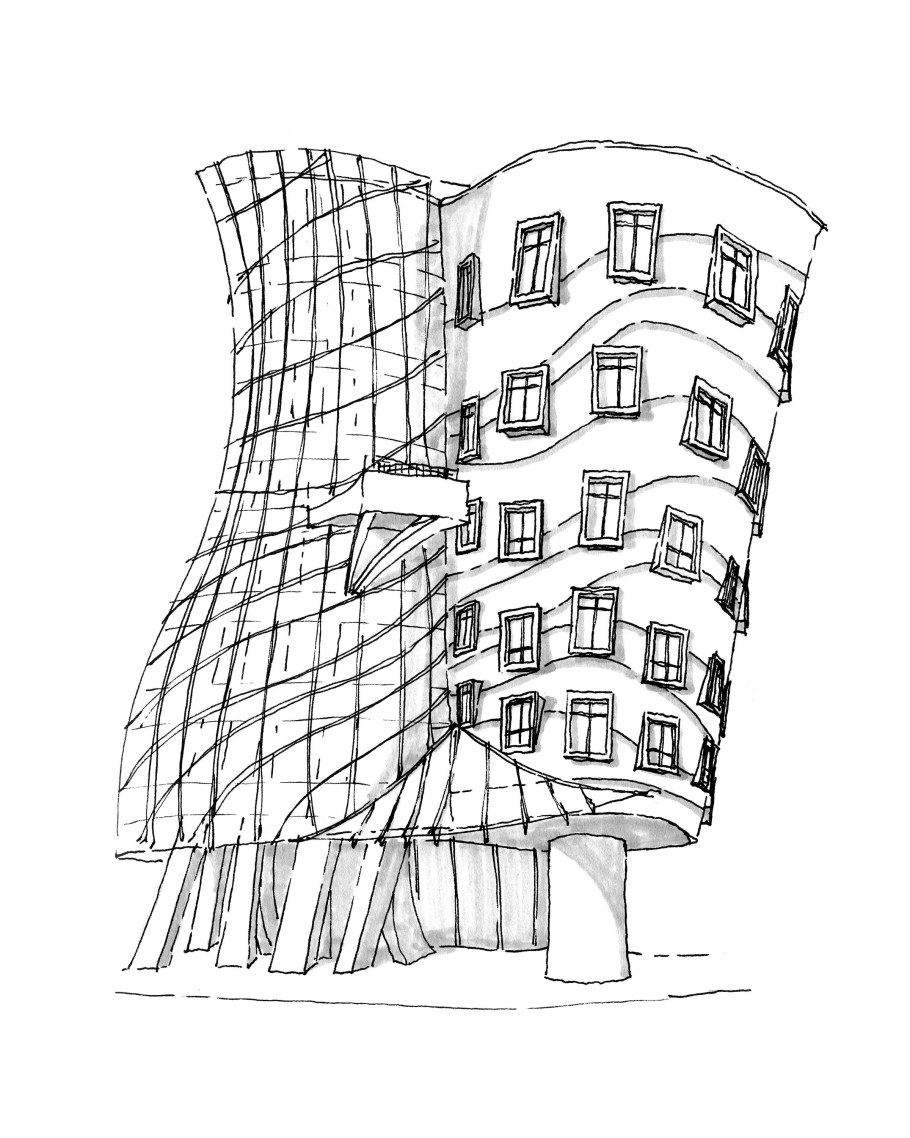 Фрэнк Гери Архитектор эскизы