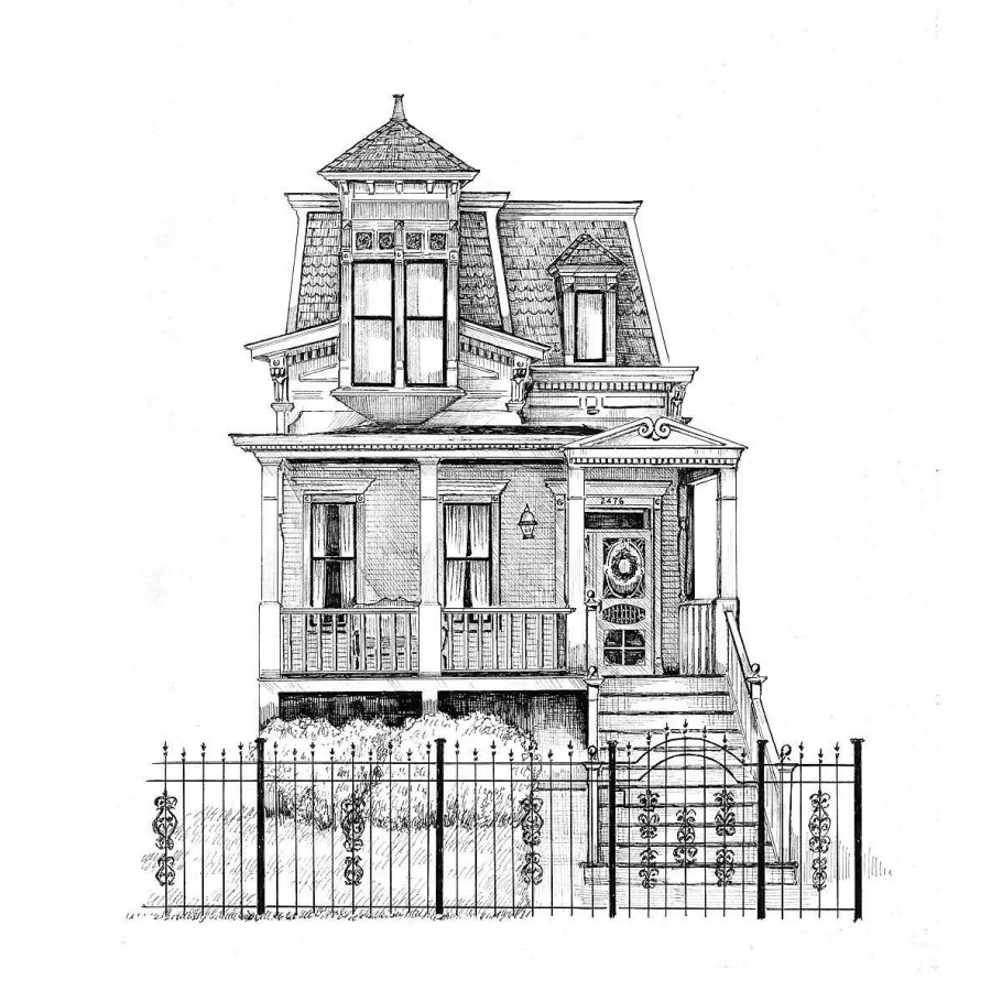 Рисование экстерьера архитектурных сооружений