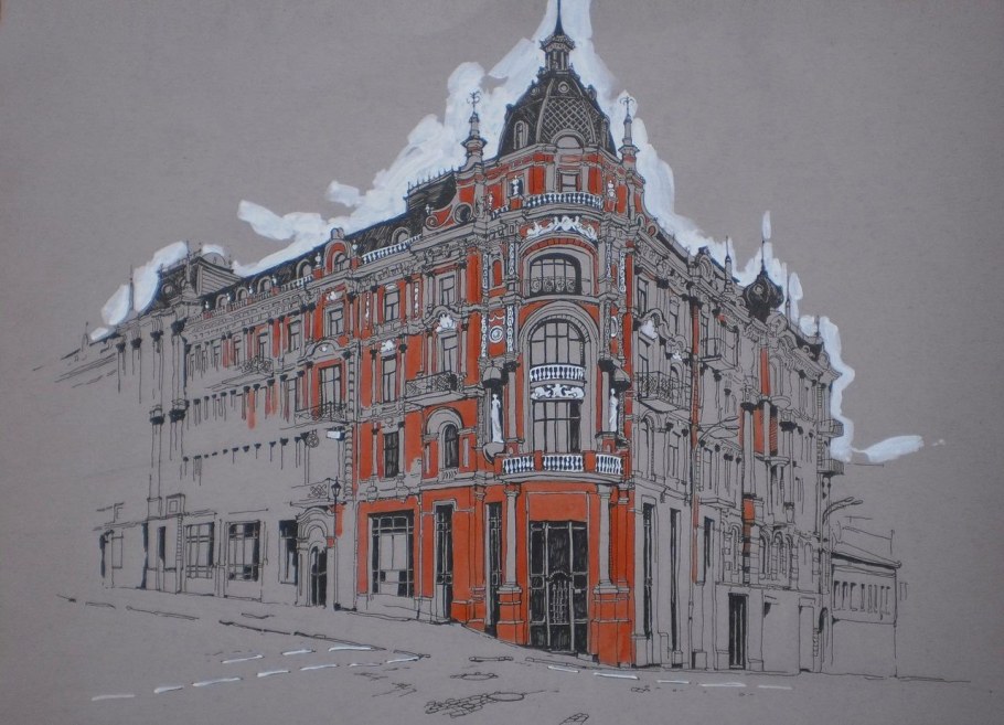 Сергей Чобан Архитектор скетчи