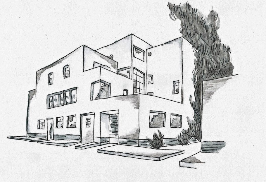 Современная архитектура карандашом