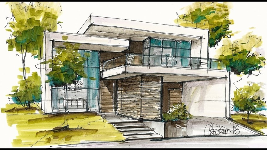 Архитектурные скетчи