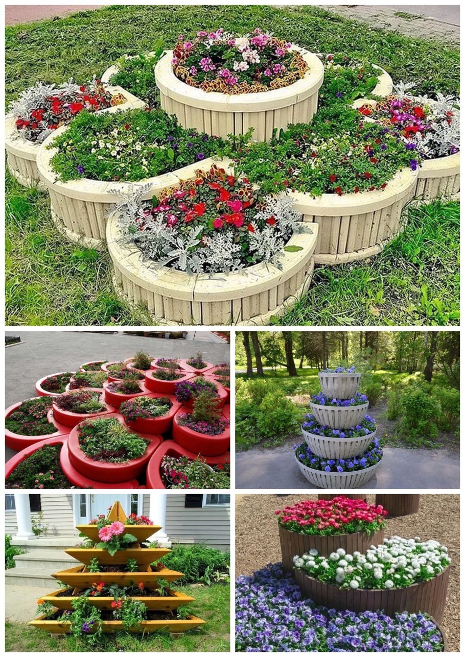 Ярусные клумбы