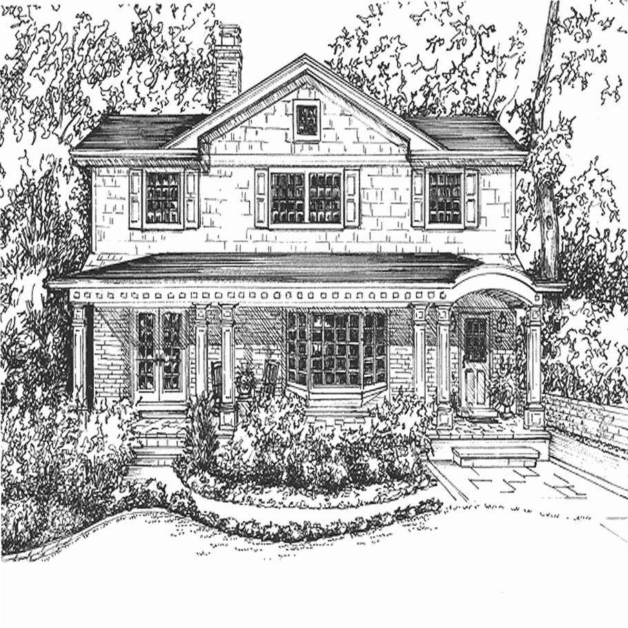 Дом рисунок