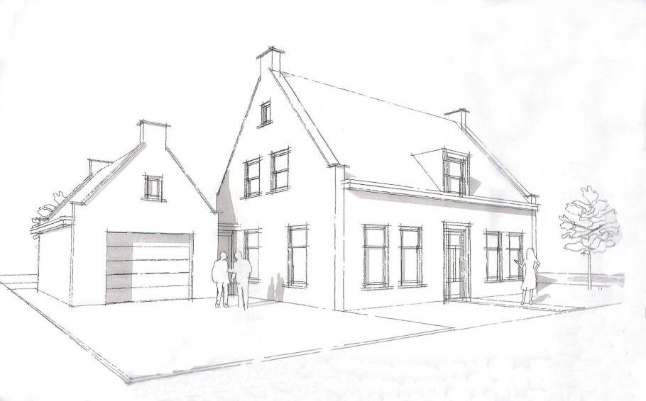 Рисунки домов и коттеджей