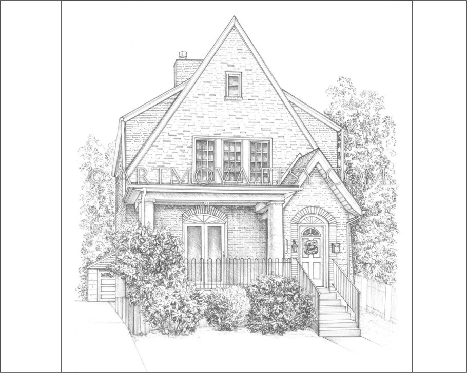 Дом мечты эскиз