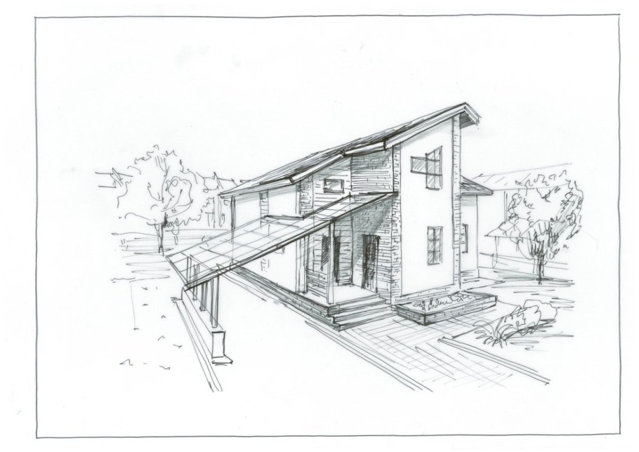 Наброски экстерьера