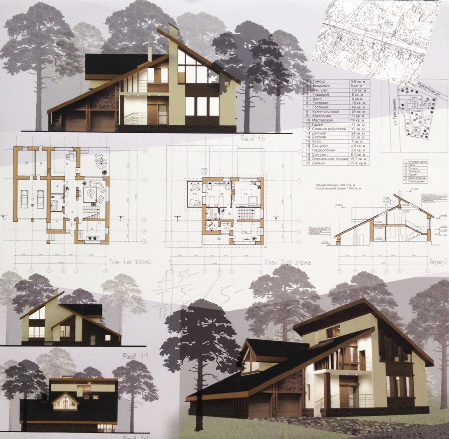 Индивидуальный жилой дом проект