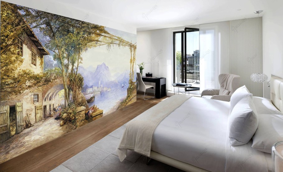 Фрески в современном интерьере Affresco