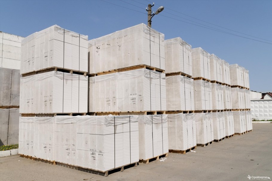 Блок газосиликатный 600х100х250 d500 (96шт/поддон) КСЗ