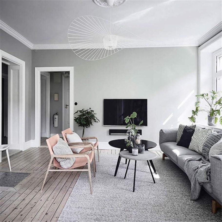 Серые стены в интерьере