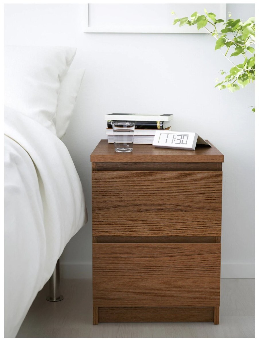 Икеа МАЛЬМ тумба прикроватная