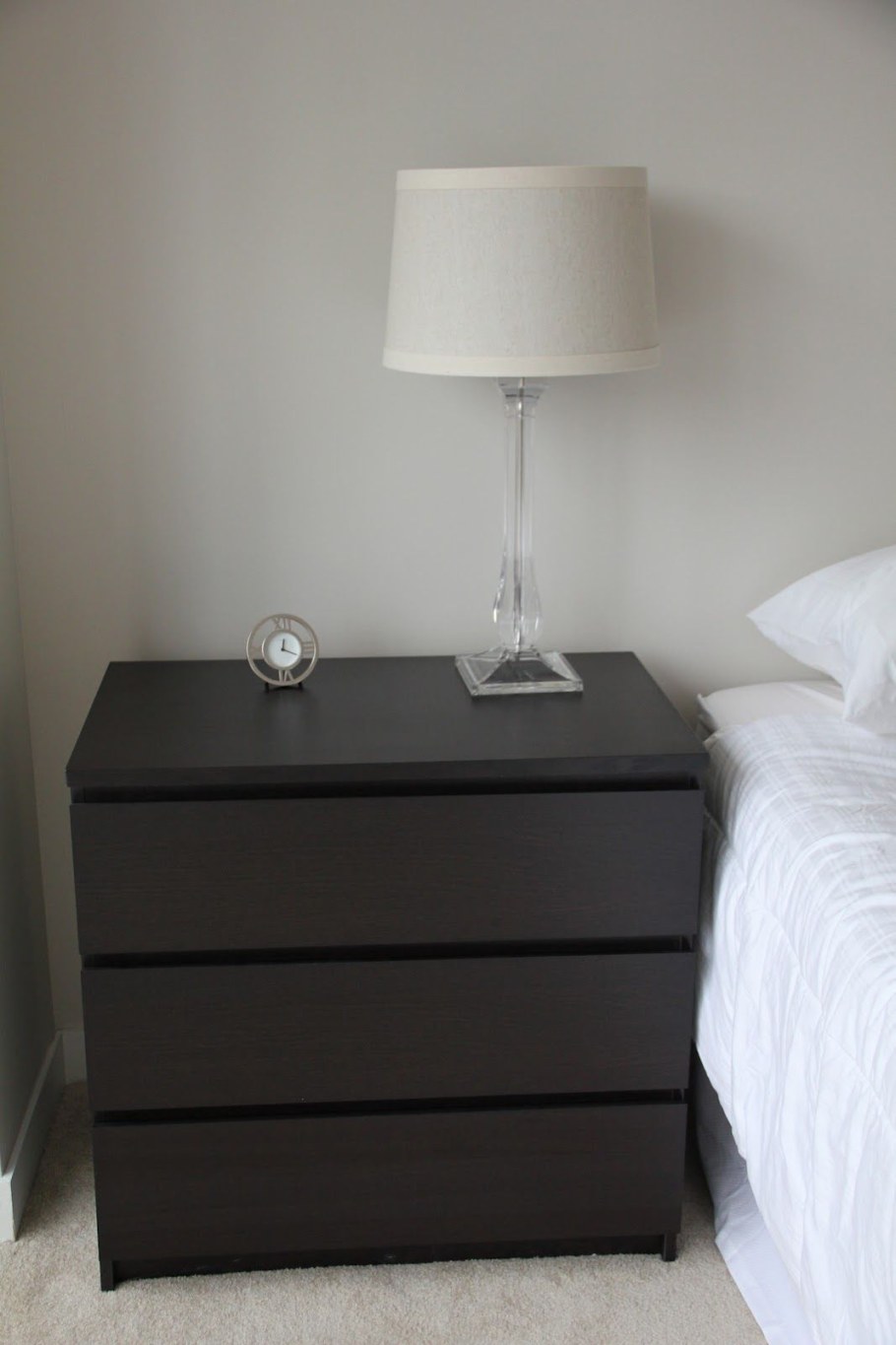 Комод икеа МАЛЬМ черный