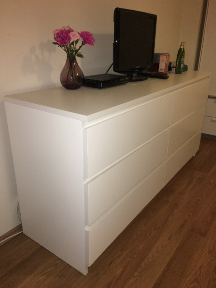 Комод икеа белый Malm