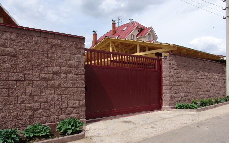 Въездные ворота в гараж