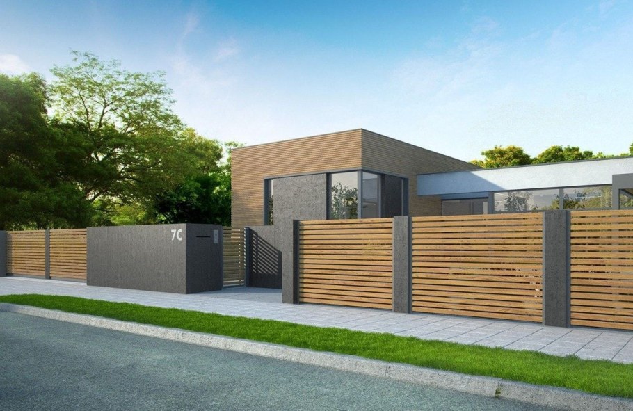 Фасадный забор