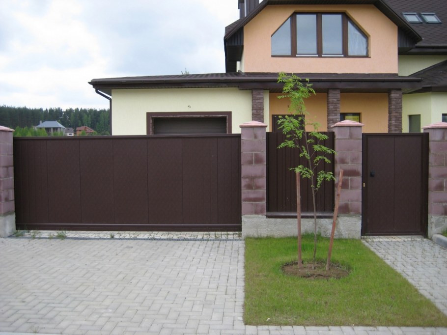 Фасад забора