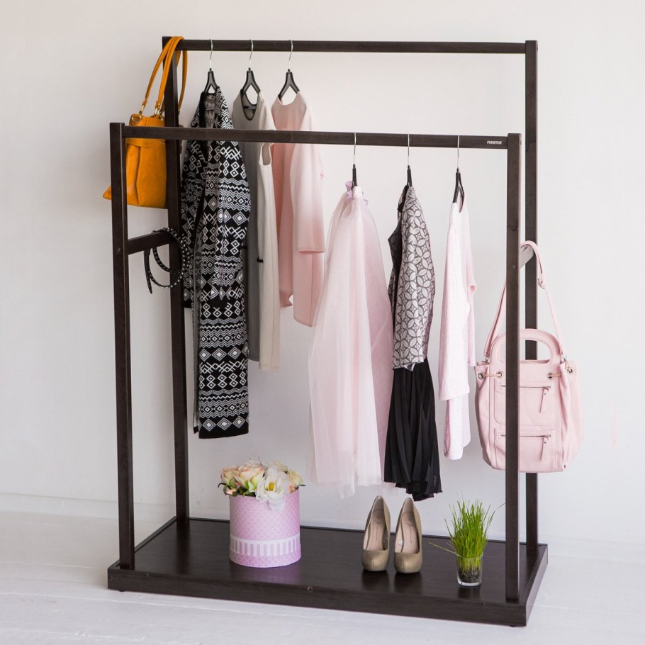 Вешалка гардеробная (вг90/с серый)