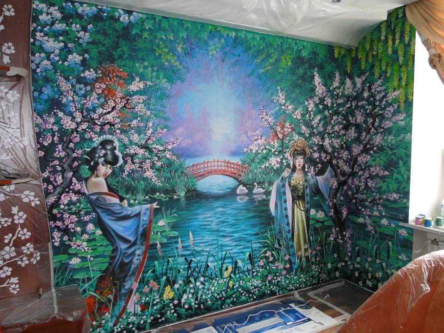 Идеи для росписи стен