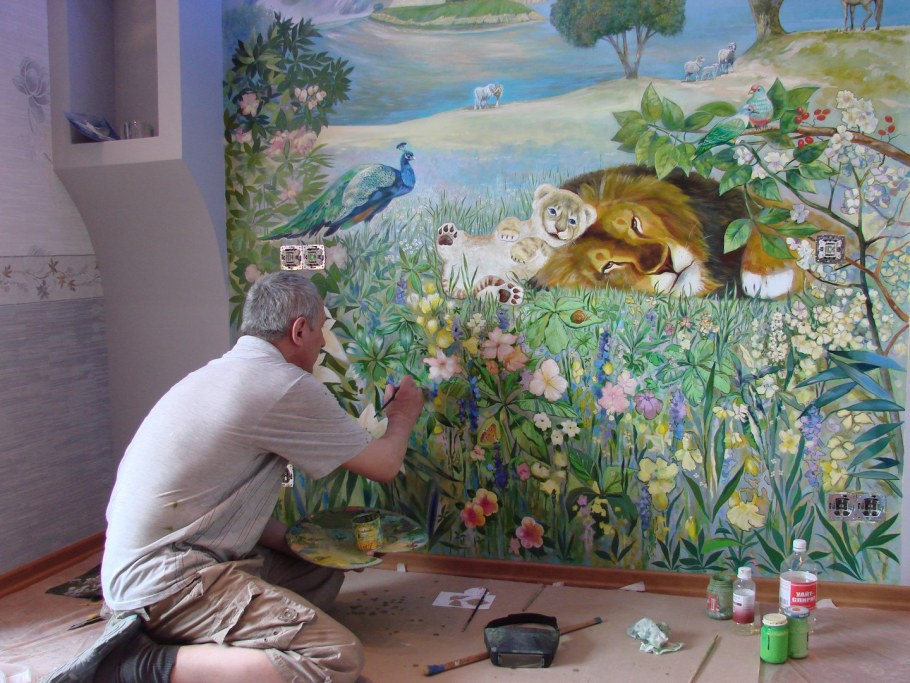 Идеи для росписи стен