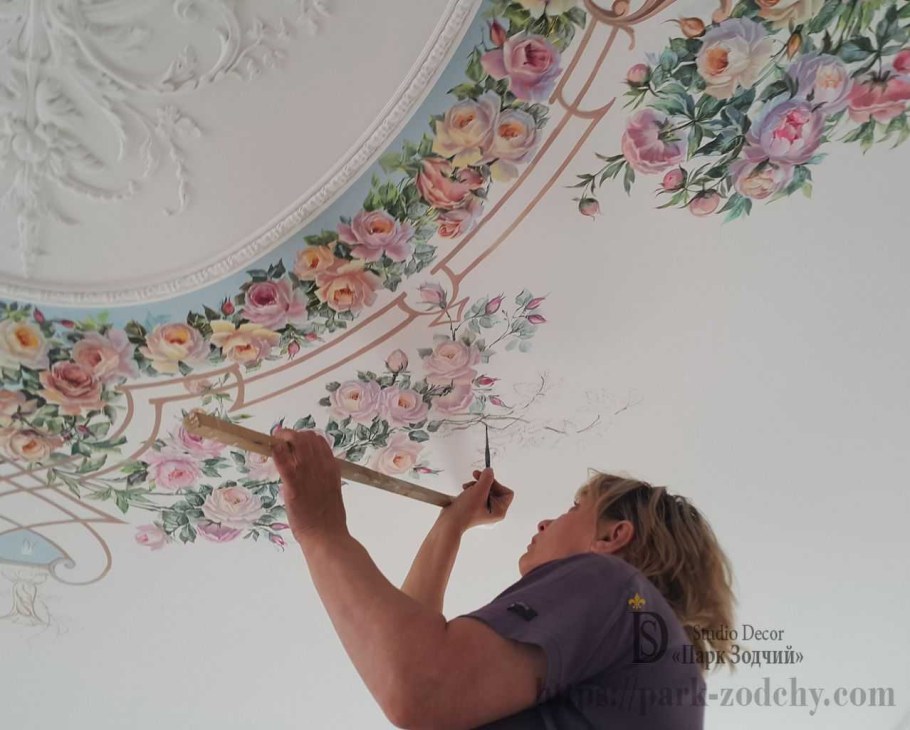 Альфрейная роспись Рафаэль