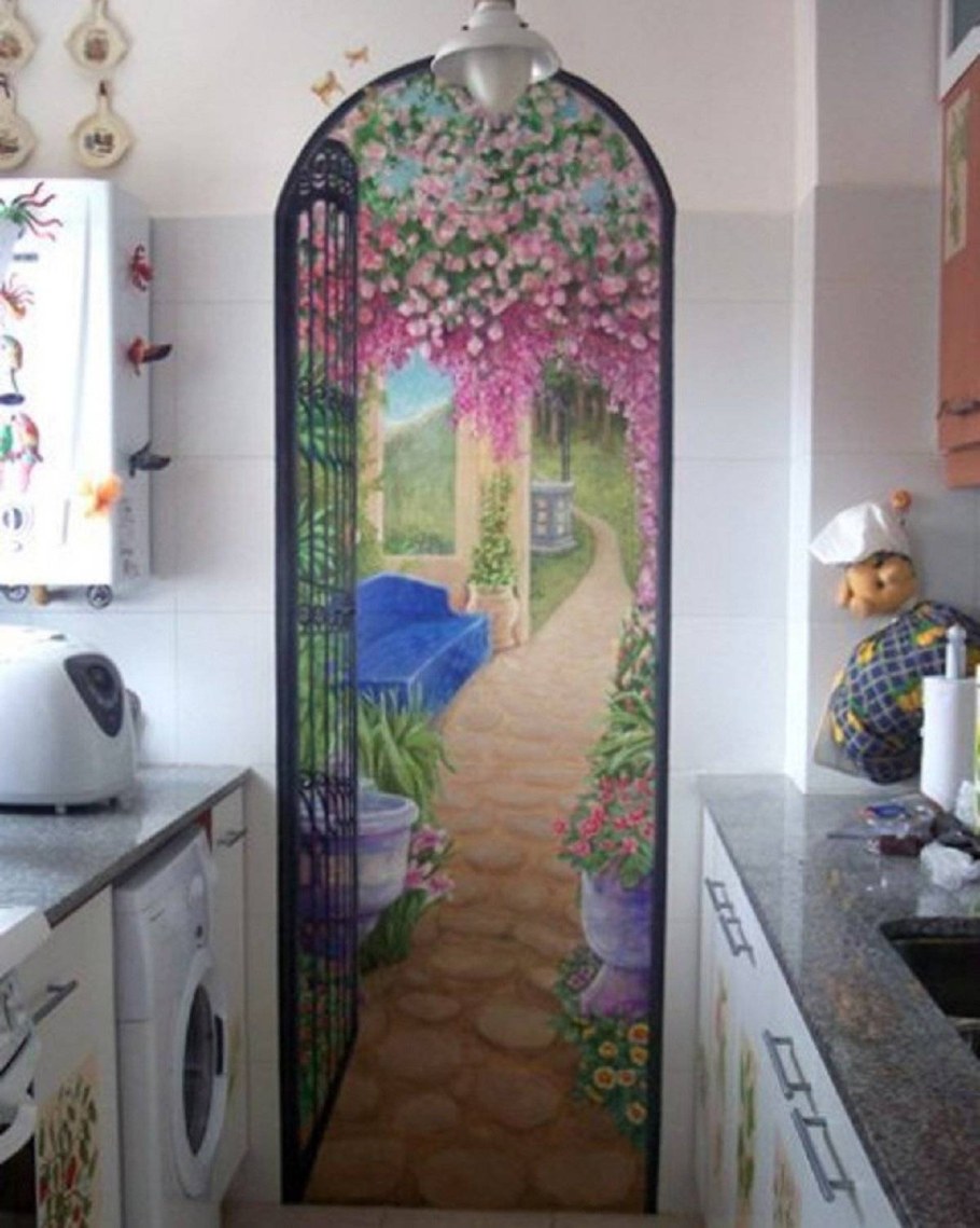 Роспись стен в интерьере