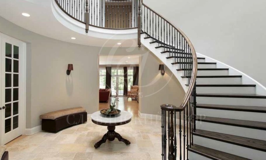 Красивые круглые лестницы