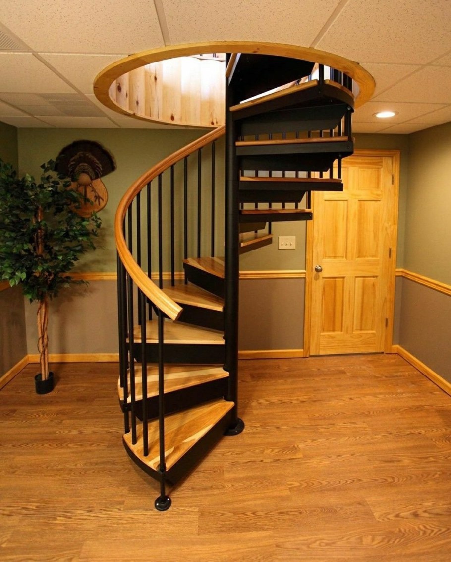 Малогабаритная винтовая лестница suono 120/60