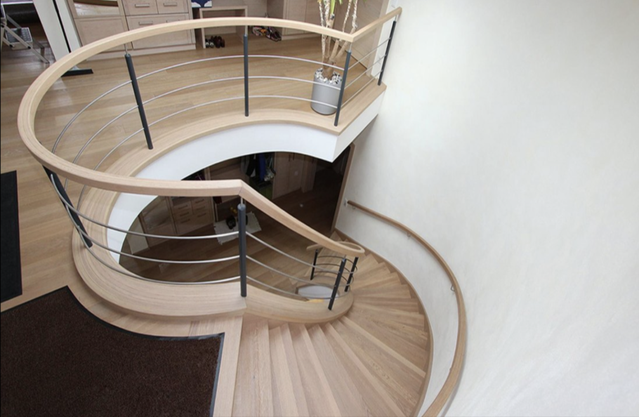 Круглые лестницы на второй этаж