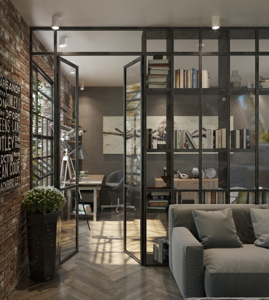 Перегородка лофт 1200