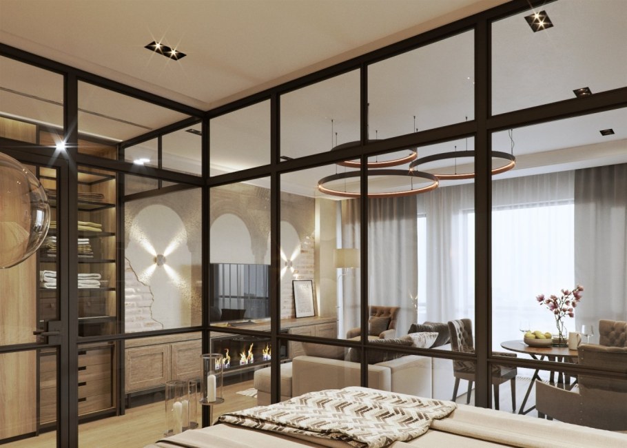 Раздвижные перегородки Мистраль