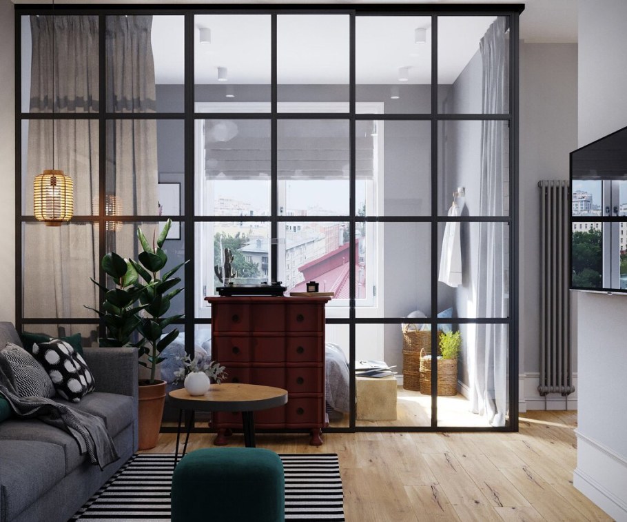 Стеклянные перегородки