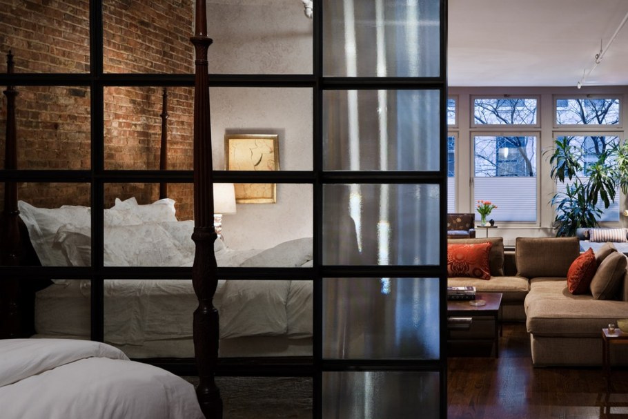 Перегородки лофт для зонирования