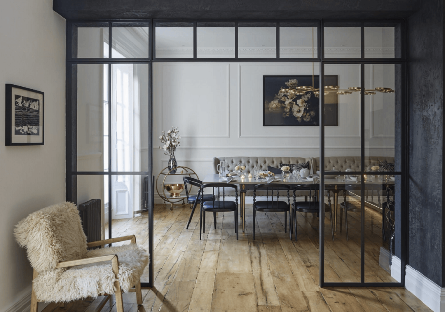 Металлические перегородки лофт