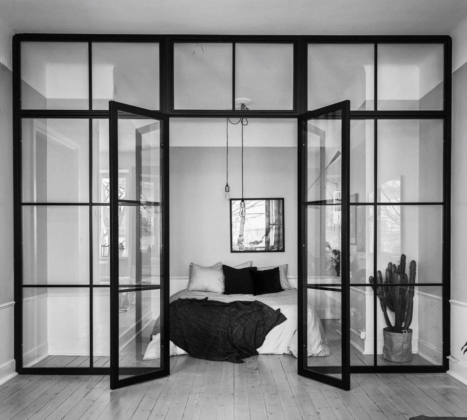 Алюминиевая лофт перегородка gftd663