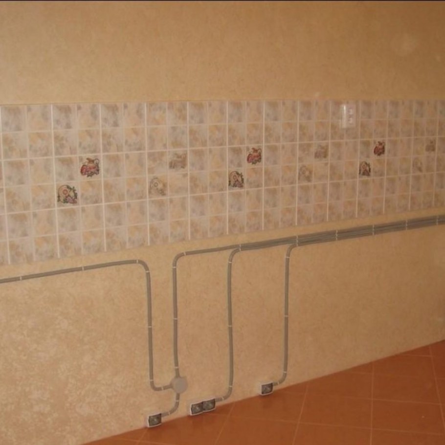 Внешние розетки на кухне