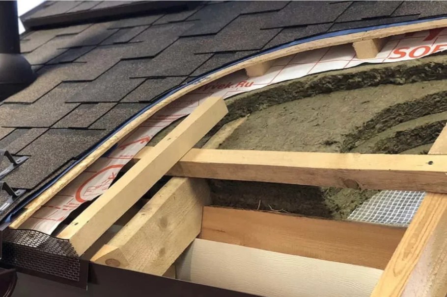 Пирог кровли вентзазор