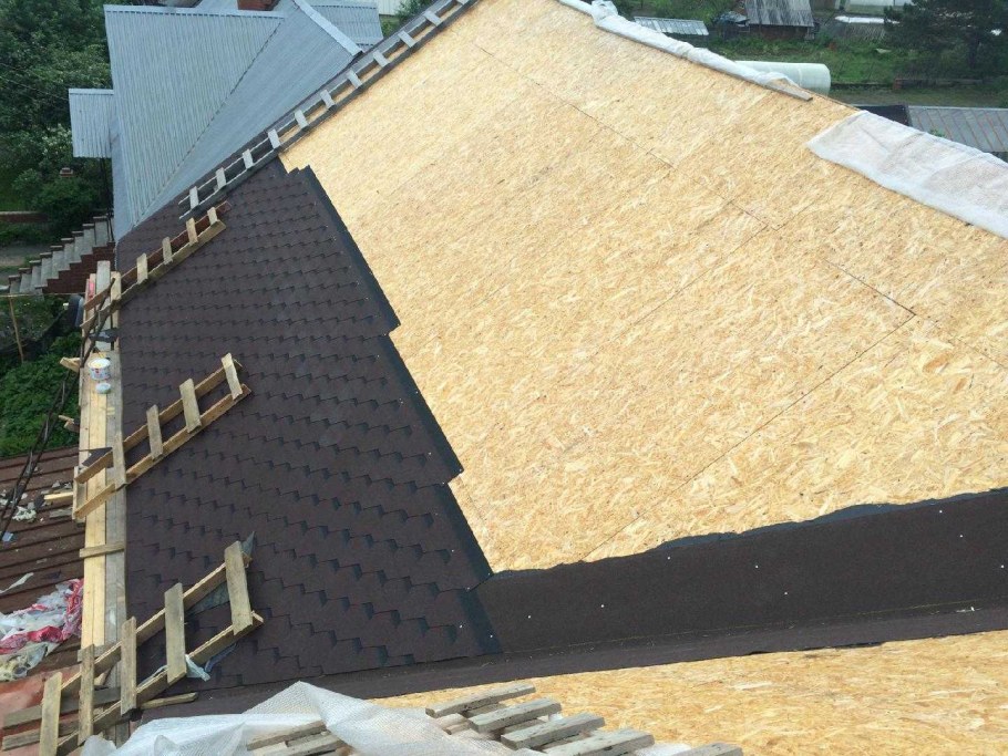 Монтаж мягкой кровли Шинглас