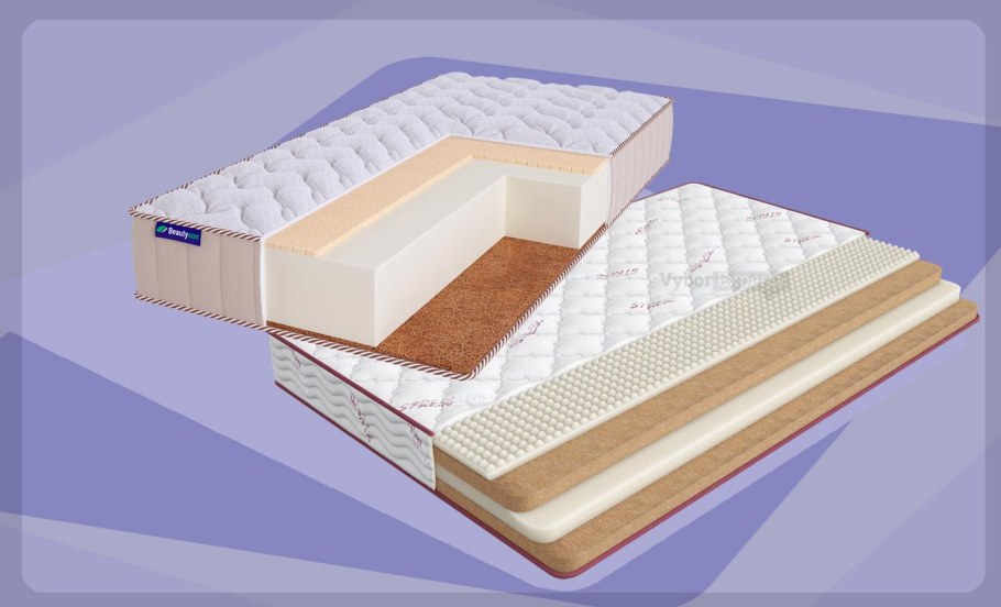 Лучшие беспружинные матрасы