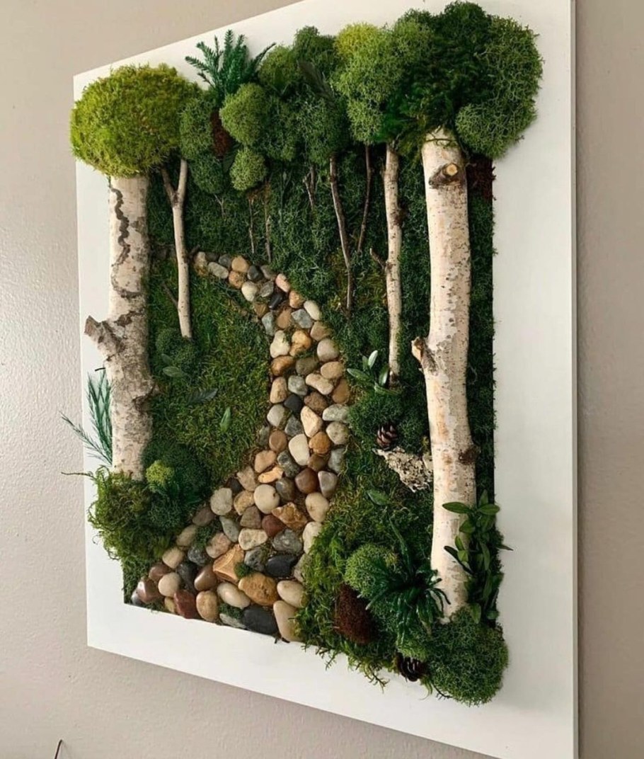 Панно из мха